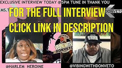MS TEE INTERVIEW TEASER WITH VIBING WITH DON VETO