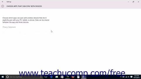 Windows 10 Tutorial Privacy Settings for Other Devices Microsoft Training