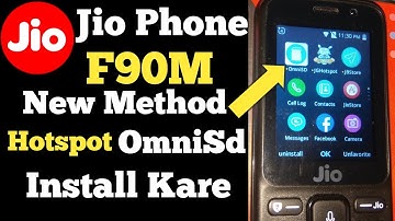 Jio Phone F90M Omnisd Hotspot Jbstore Kaise Install kare ! How to install omnisd in jio phone F90M