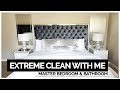 NEW MASTER BEDROOM PLUS BATHROOM CLEAN OUT LETS REMOVE THIS MESS SPEED CLEANING