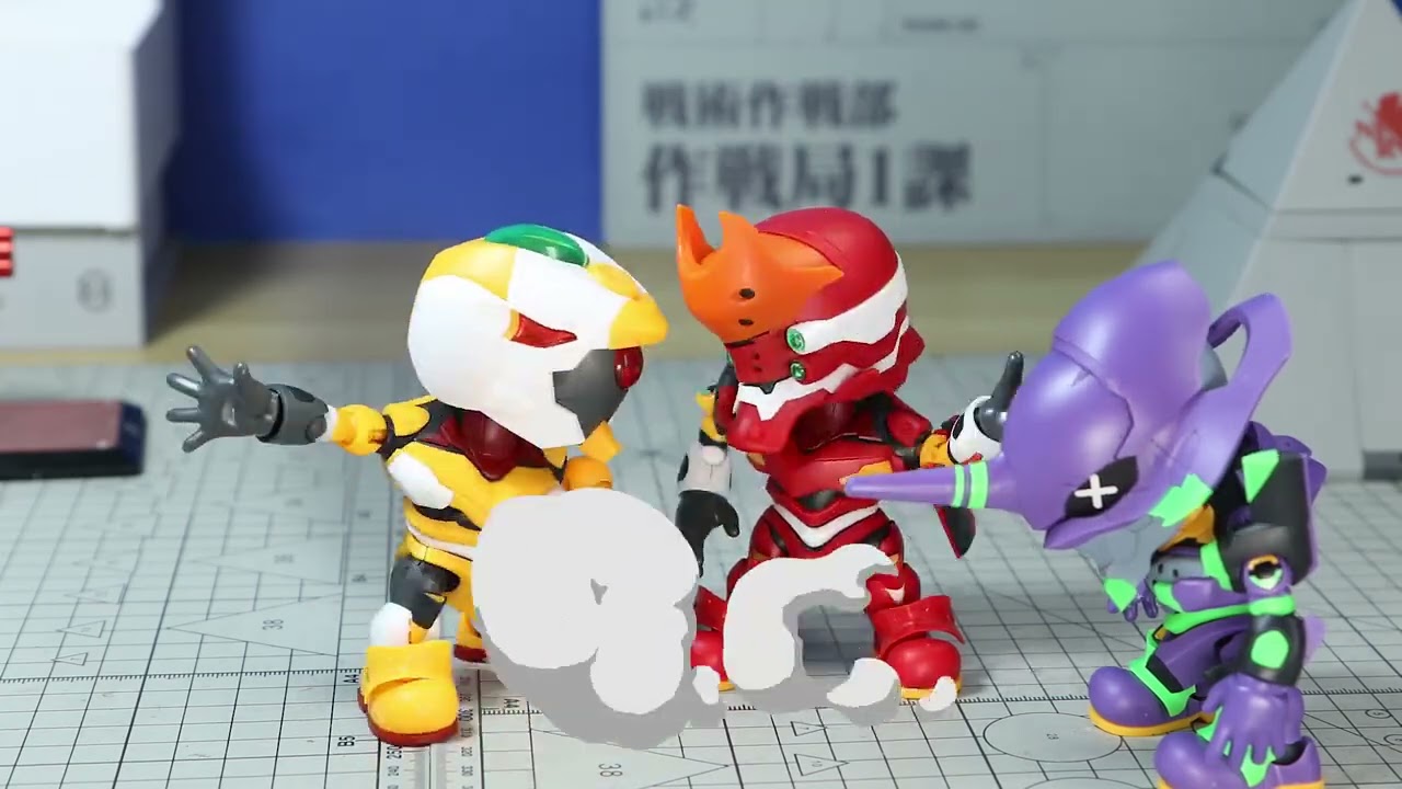 【定格動畫】2分鐘極速拼裝「使徒EVA」