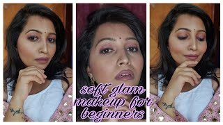 Quick and Easy Soft Glam Makeup Tutorial For Beginners ||Monisha Raj|| screenshot 4