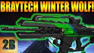 Destiny 2 Braytech Winter Wolf Auto Rifle Pvp Gameplay Review Warmind Dlc