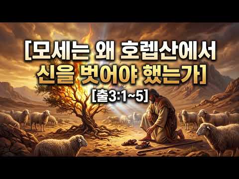 성서총회- [김노아목사님 말씀 오디오북 219화] 모세는 왜 호렙산에서 신을 벗어야 했는가 (출3:1-5)