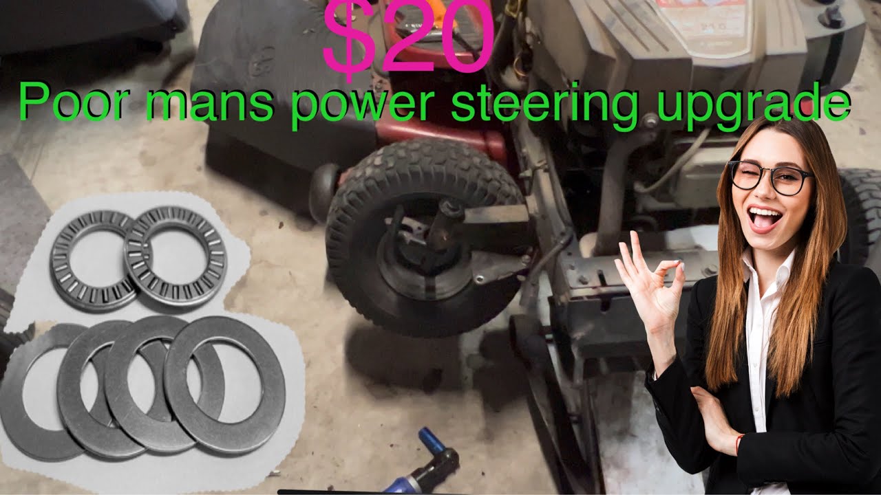 Cheap Upgrade for Your Craftsman YT3000 Steering