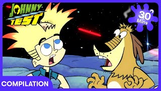 johnny test trapped inside action movie wildbrain kids wildbrain