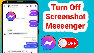 How To Turn Off Messenger Chat Screenshot | Screenshot Off Messenger screenshot 4