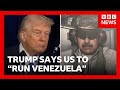 Trump says US will 'run Venezuela' after seizing President Maduro in military assault | BBC News