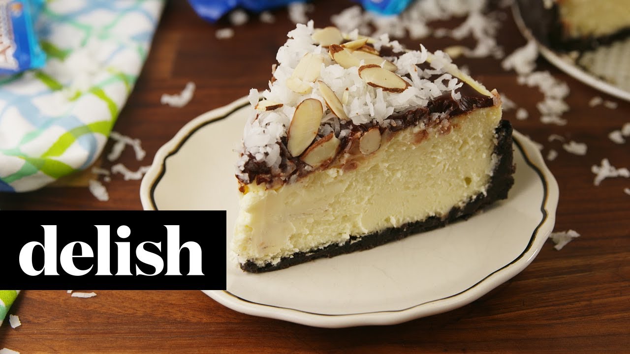 Almond Joy Cheesecake Delish YouTube