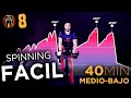 SPINNING #8 CLASE FÁCIL (UNIRME Desbloquea Todo el Canal) | Bicicleta Indoor Cardio en Casa