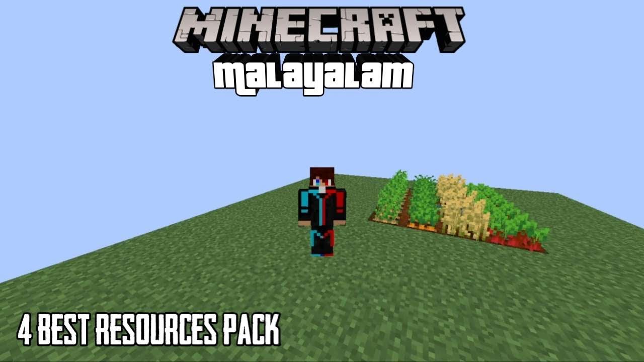 Minecraft Java Edition|4 Best Resource Pack|Malayalam|MD ROX Gaming