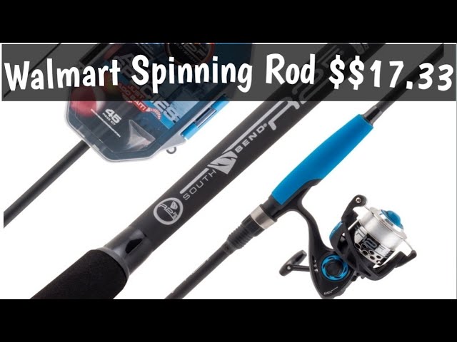 South Bend Ready 2 Fish Spinning Rod Combo with All Species Tackle Kit  Under $20 at Walmart 