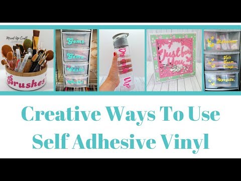 Creative Ways To Use Self Adhesive Vinyl Sheets • Craft Fair Ideas