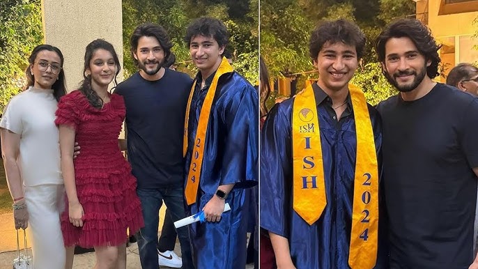 Super Star Mahesh Babu and Family at Gautam Ghattamaneni's Graduation Day | Namrata | Sitara