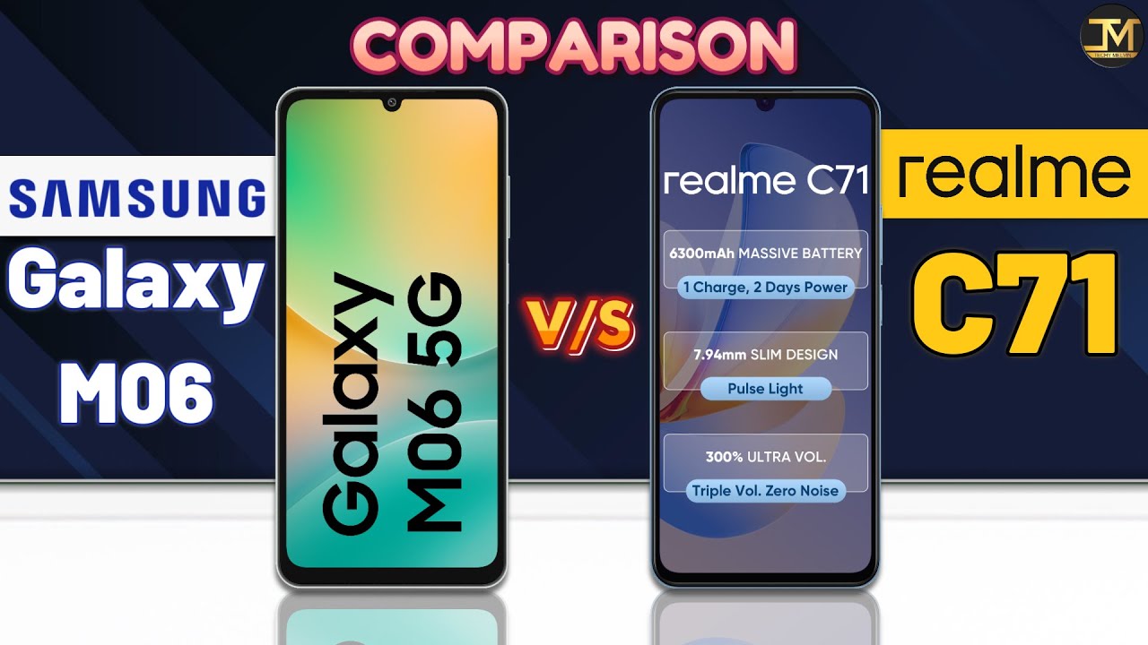 realme C71 vs Samsung Galaxy M06 : 4G or 5G 🤨❓