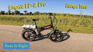 Engwe EP-2 Pro Range Test - Goes Farther Than I Had Thought It Would!