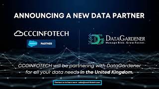 Cccinfotech Will Be Partnering With Datagardener For All Your Data Needs In Uk