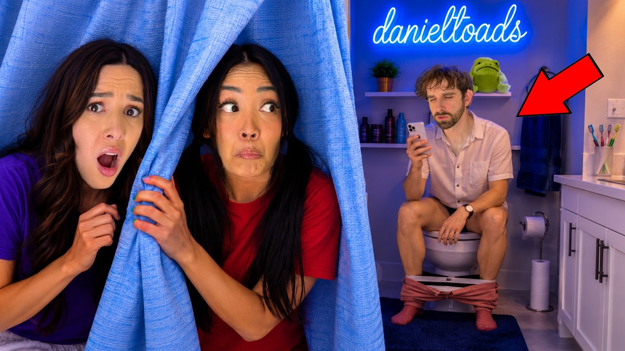 Living in Daniel's Room for 24 Hours  Without Him Knowing