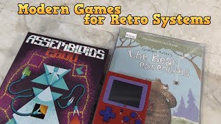 Modern games for Vintage systems: Assembloids, Bear Essentials, and Bittboy!