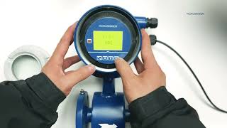 Quick Guide to Switching to the English Menu of MFE600E Electromagnetic Flowmeter