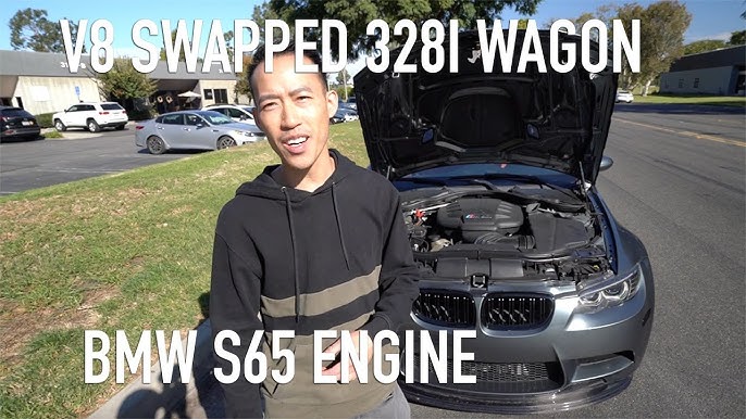 BMW E91 M3 Touring  V8 Engine - Loud sounds, Revs & acceleration