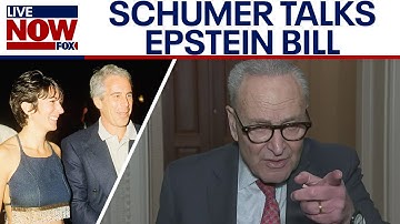 Schumer speaks after Senate sends Epstein bill to Trump for signature