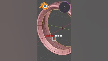 How to Easily Connect Edges in Blender! 🔗✨ #3dmodeling #tutorial #3dart #3dartist #3danimation