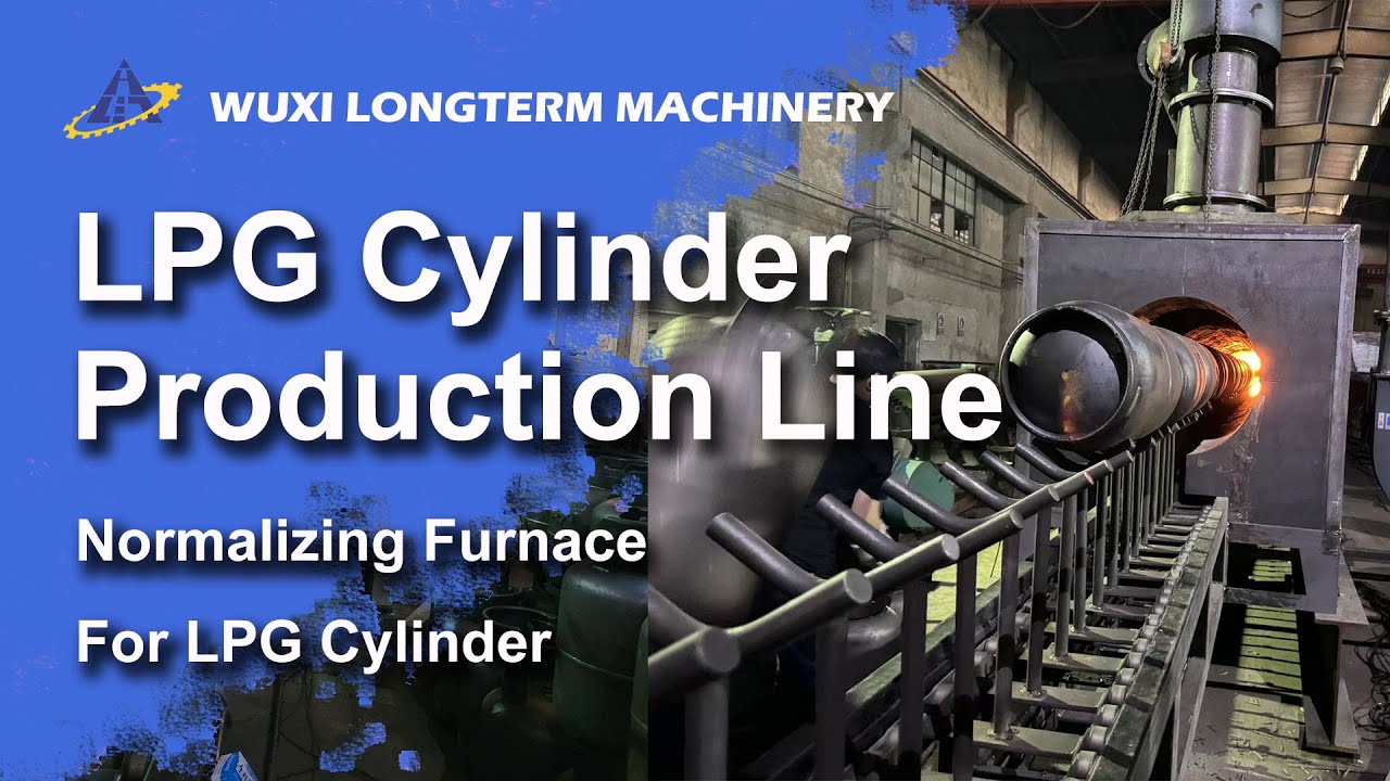900 Degrees Normalizing furnace for LPG Cylinder  