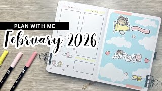PLAN WITH ME || February 2026 Bullet Journal Setup