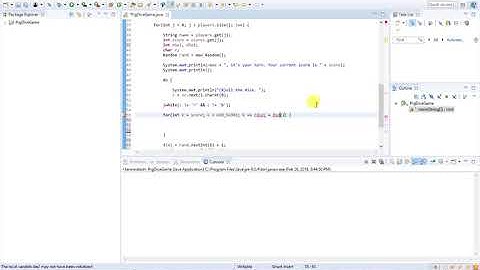 08 - Java Programming (Pig Dice Game) - Setting Up The Game Loop (Part 1)