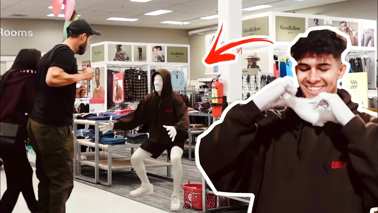 Розыгрыш с манекеном, чтобы напугать человека!!