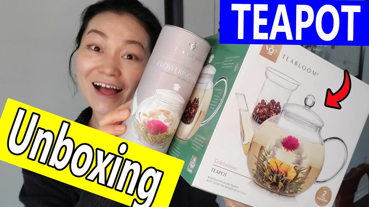 Best Glass Teapot Unboxing Teabloom is Popular on Amazon! YouTube