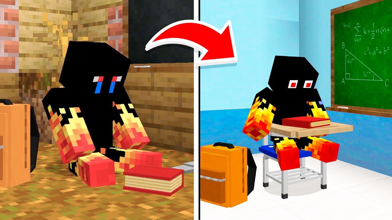 ESCOLA DE POBRE vs ESCOLA DE RICO NO MINECRAFT