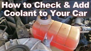 How to Check and Add Antifreeze Coolant to Your Car