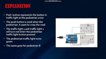 TRAFFIC LIGHT JUNCTION  WITH THE PEDESTRIAN CROSSING USING ARDUINO