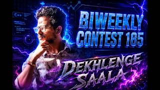 Famous LeetCode Biweekly Contest 185 LIVE | Solve Every Problem with Full Explanation Net Worth