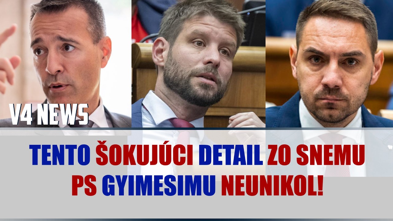 GYIMESI si všimol ŠOKUJÚCI DETAIL NA SNEME PS! Tento politik z vlády je ich trójsky kôň!