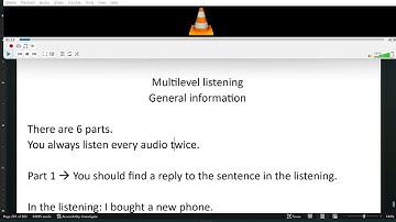 Multilevel listening part 1