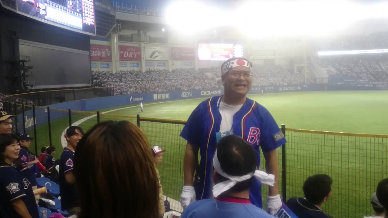 オリックス 東京応援団長 人間国宝レベルの応援芸    Good old days of Showa era. Japansese Cheering professional basseball