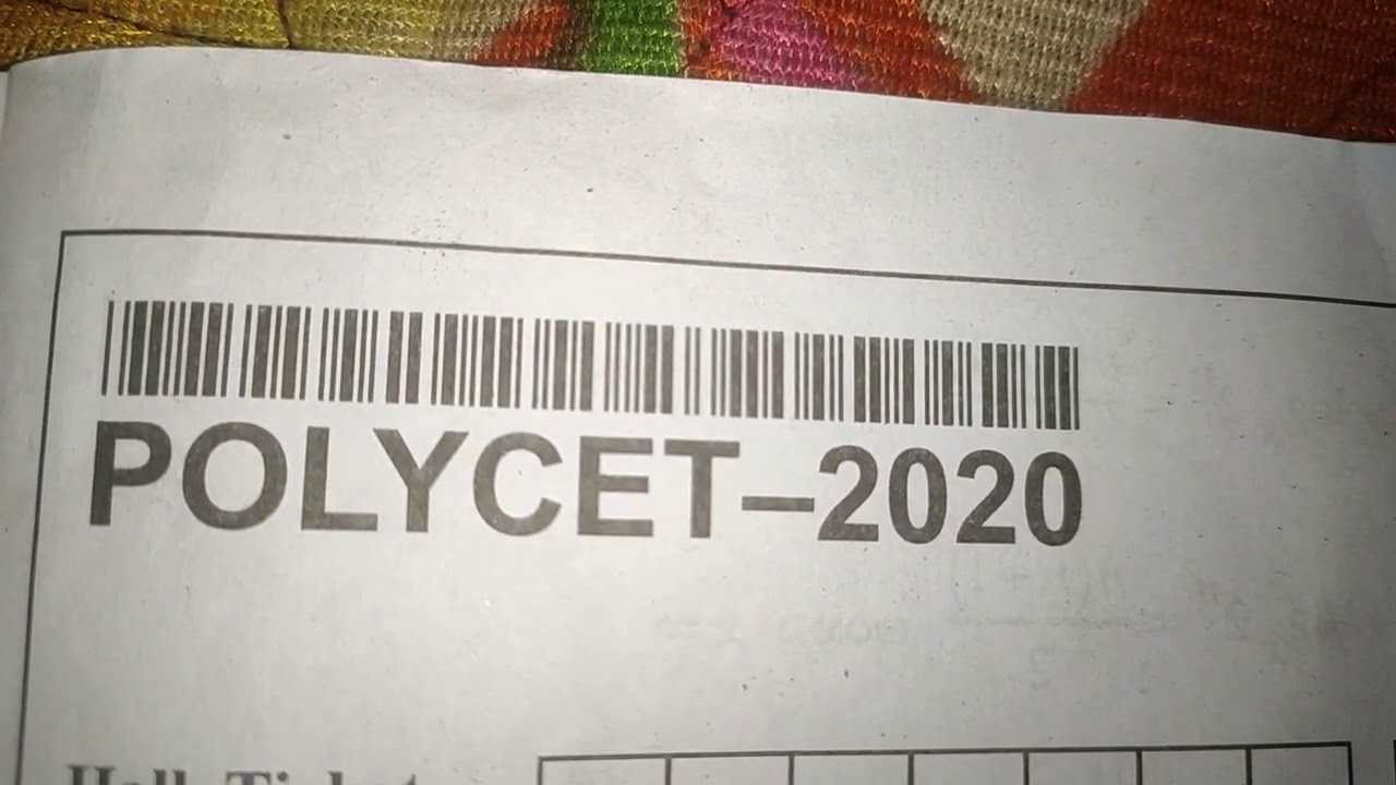 TS POLYCET 2020 || KEY PEPAR 