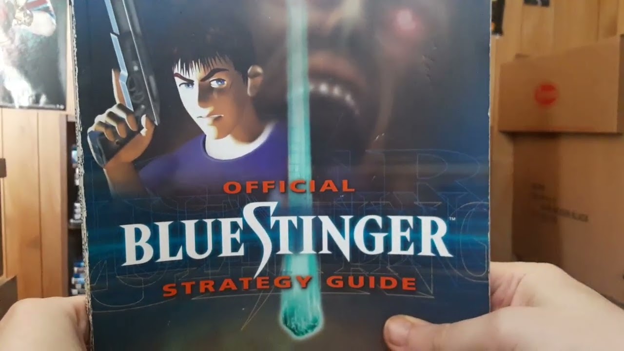 talking about blue stinger again but this time about the strategy guide review for blue stinger