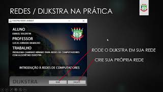 REDES GRAFOS DIJKSTRA EM JAVA