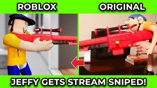 SML Movie vs SML ROBLOX: Jeffy Gets Stream Sniped + (BEST OF SML VIDEOS) Side by Side
