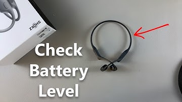 How To Check Battery Level Of Shokz OpenRun Pro