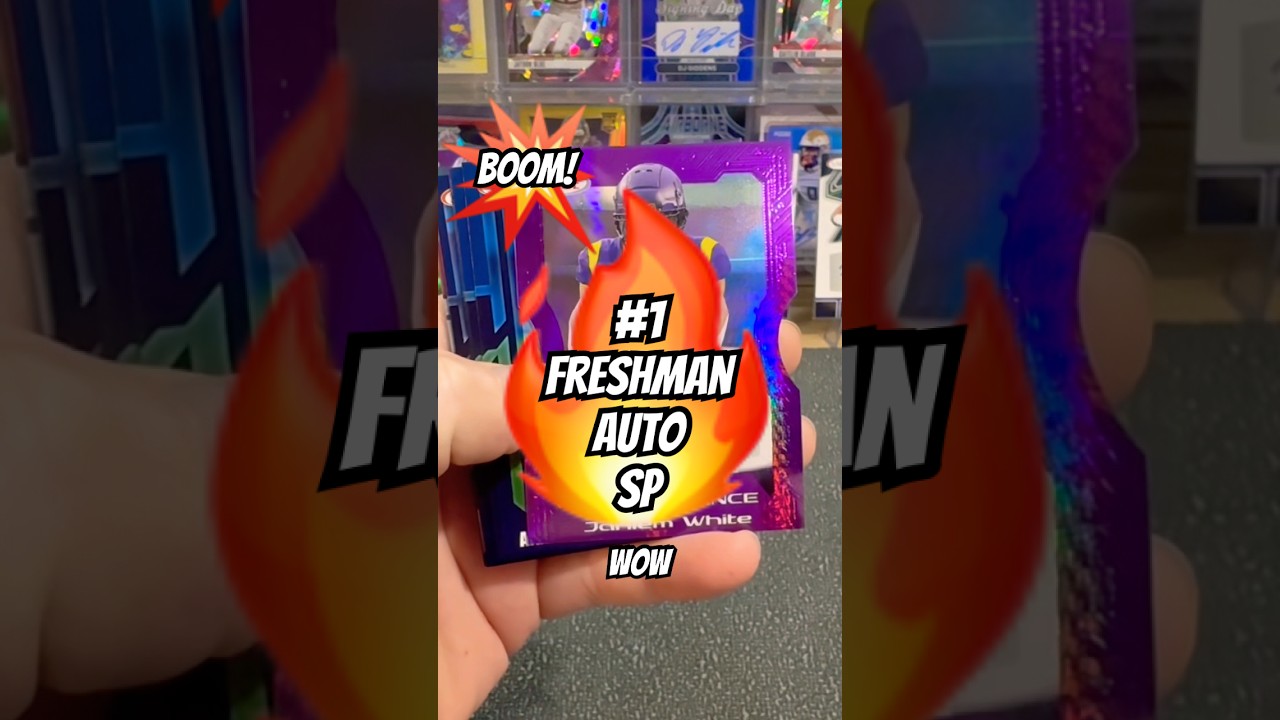 #1 Freshman Die-cut SP Auto Bang! #nfl  #sportscard #football