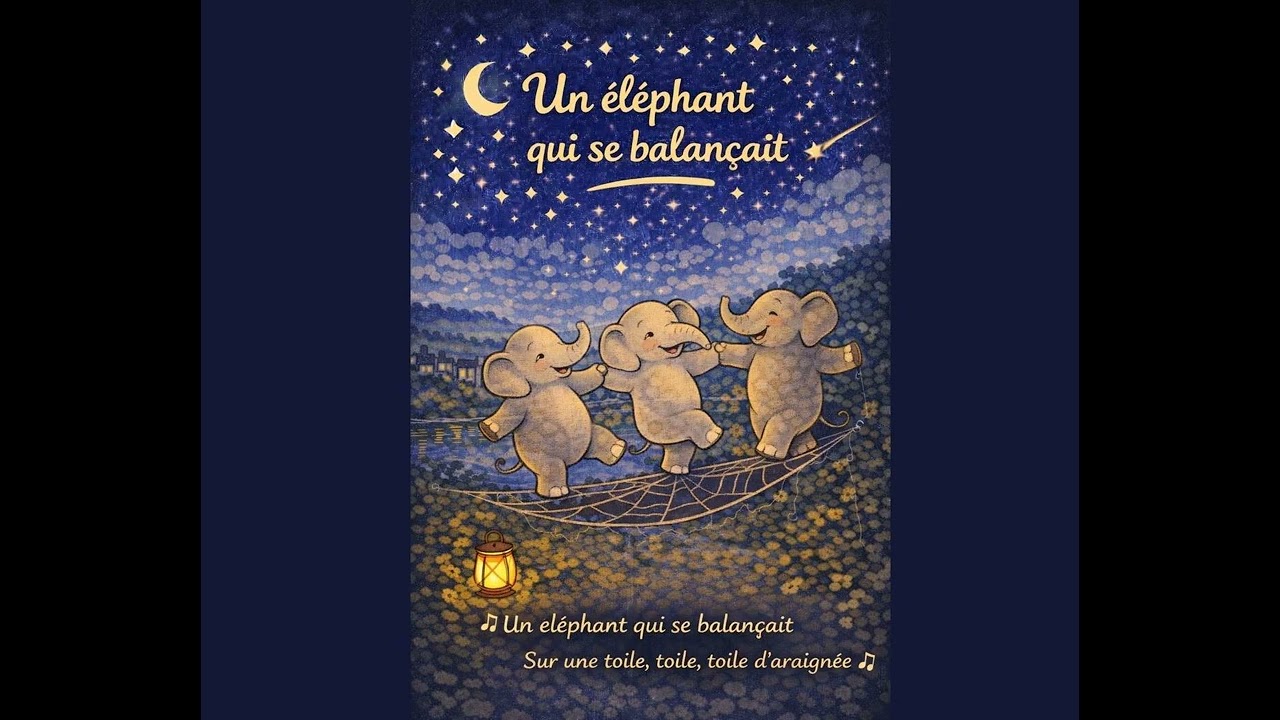 UN ELEPHANT QUI SE BALANCAIT -  Les Petits Refrains Perdus
