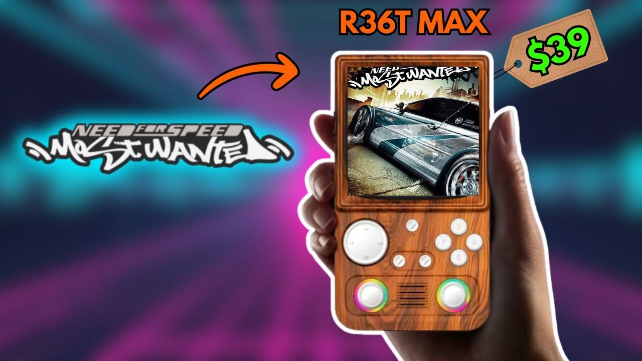 Need for Speed: Most Wanted On This 39$ Gaming Console! | R36T MAX