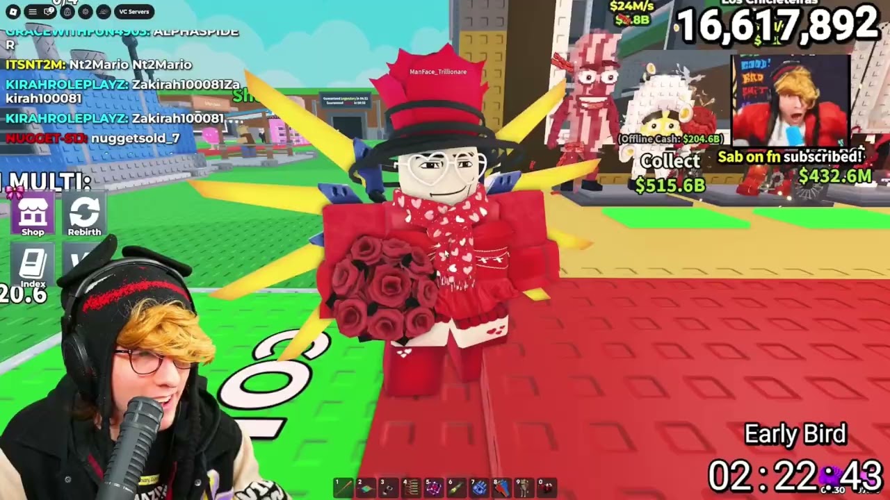 KreekCraft on Twitch Giving away BrainRots 💕❤️ @KreekCraft