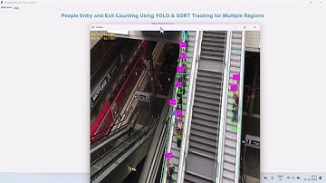 Multi-Region People Entry & Exit Counting System Using Computer Vision & AI