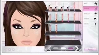 Dark Purple Night Make-Up Tutorial (Stardoll)